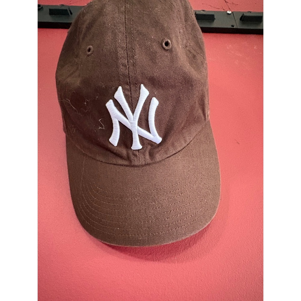 47 Brand New York Yankees Clean Up Hat Brown Adjustable Baseball Cap MLB